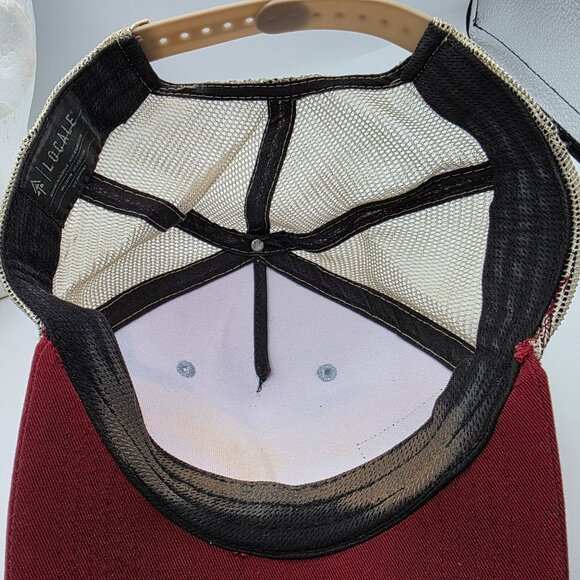 Locale Trucker Hat Multicolor Abstract Mountains Mens Adjustable Snapback Cap - Picture 7 of 9